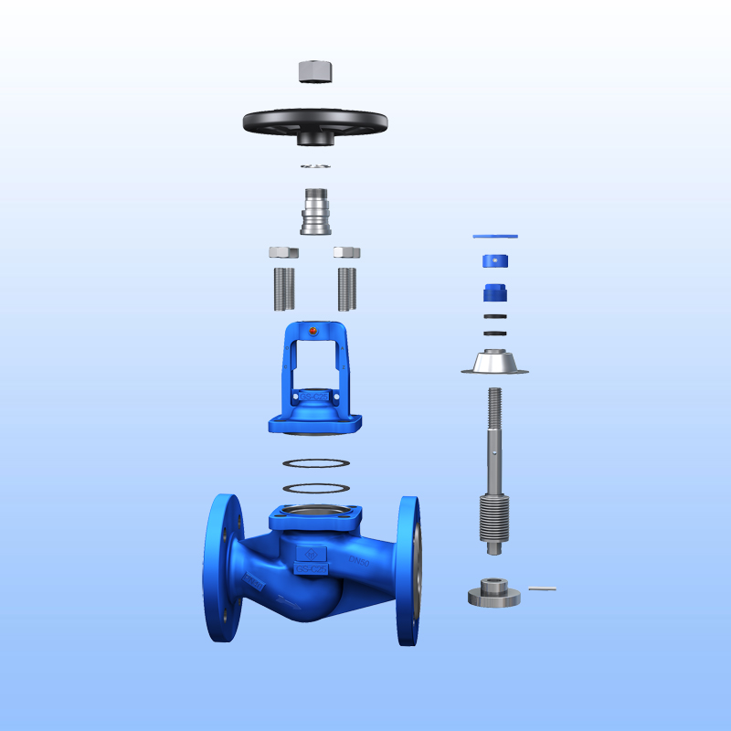 Cấu tạo Van cầu bellows ETM P.062 DIN PN25