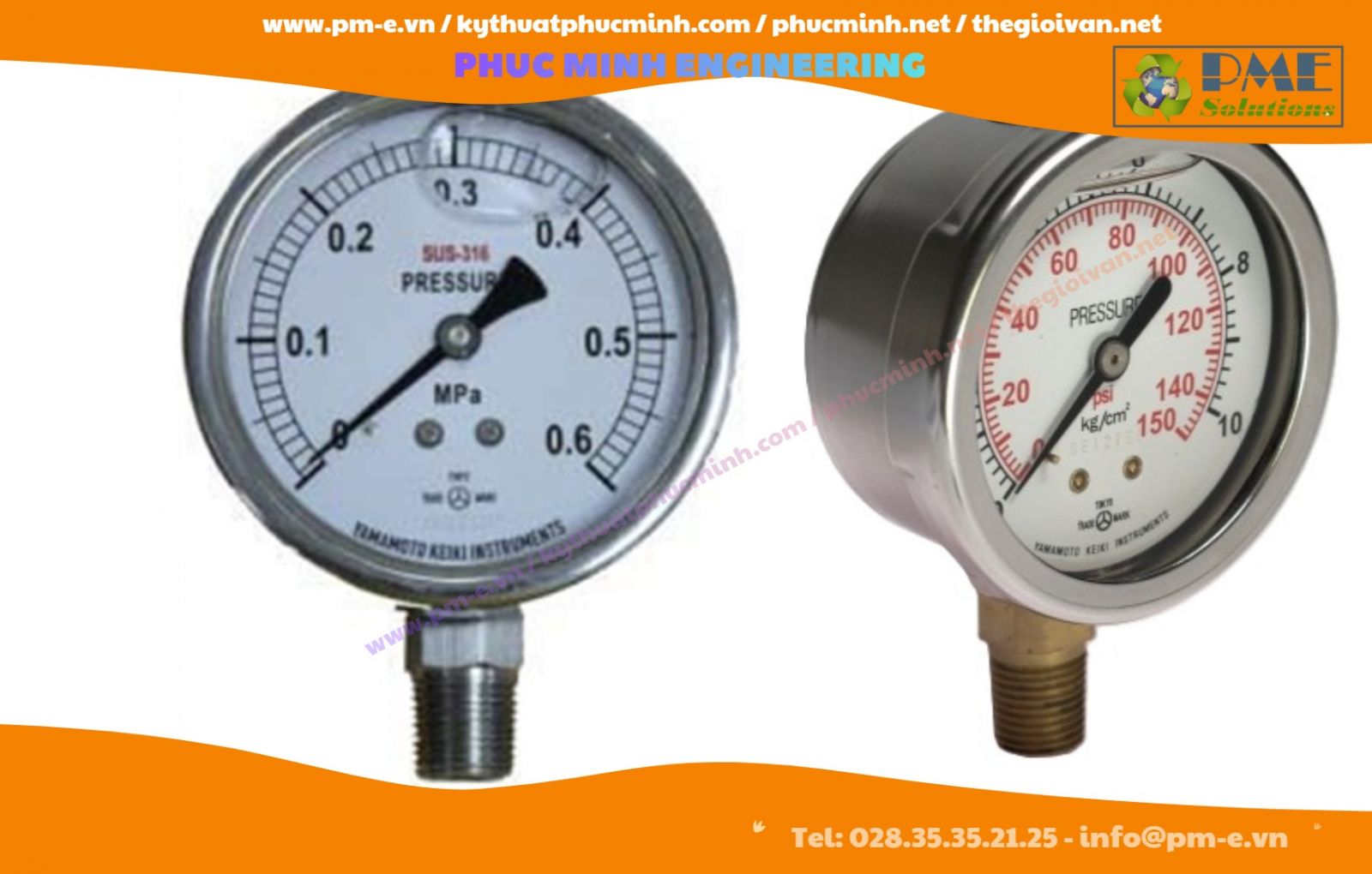Oil Filled Pressure Gauge