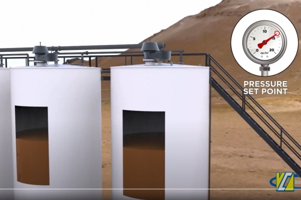 Demo of breather valve operation