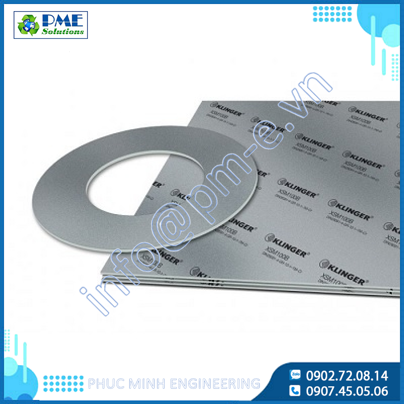 KLINGER® GRAPHITE LAMINATE XSM - Gioăng chì tấm Graphite