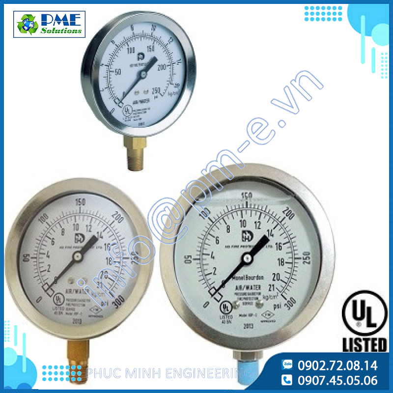 HDP1 & HDP2 - Đồng hồ áp suất