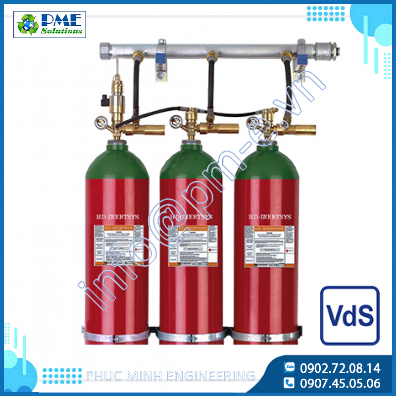 Hệ thống ngăn chặn đám cháy khí trơ