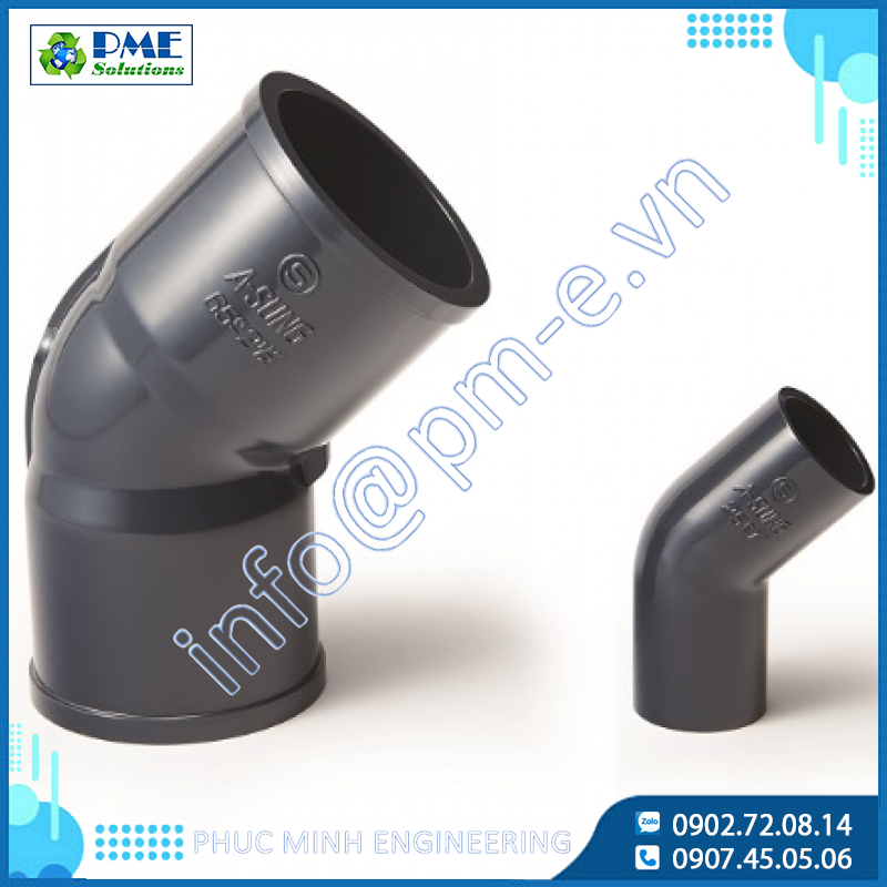 CLEAN PVC ELBOW 45˚
