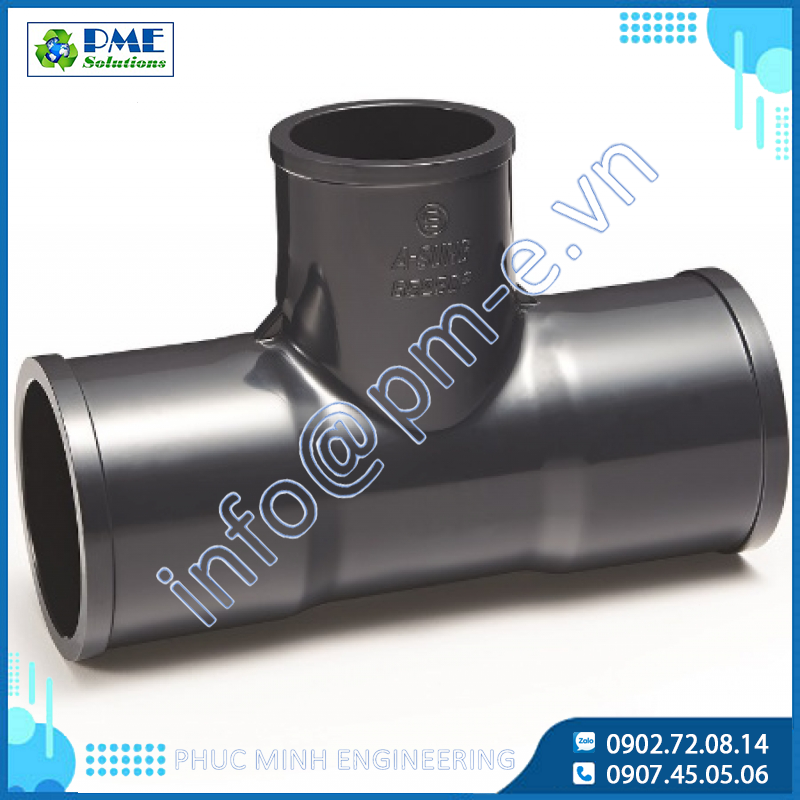 CLEAN PVC REDUCER TEE