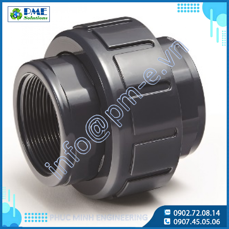 CLEAN PVC UNION(SCREW TYPE)