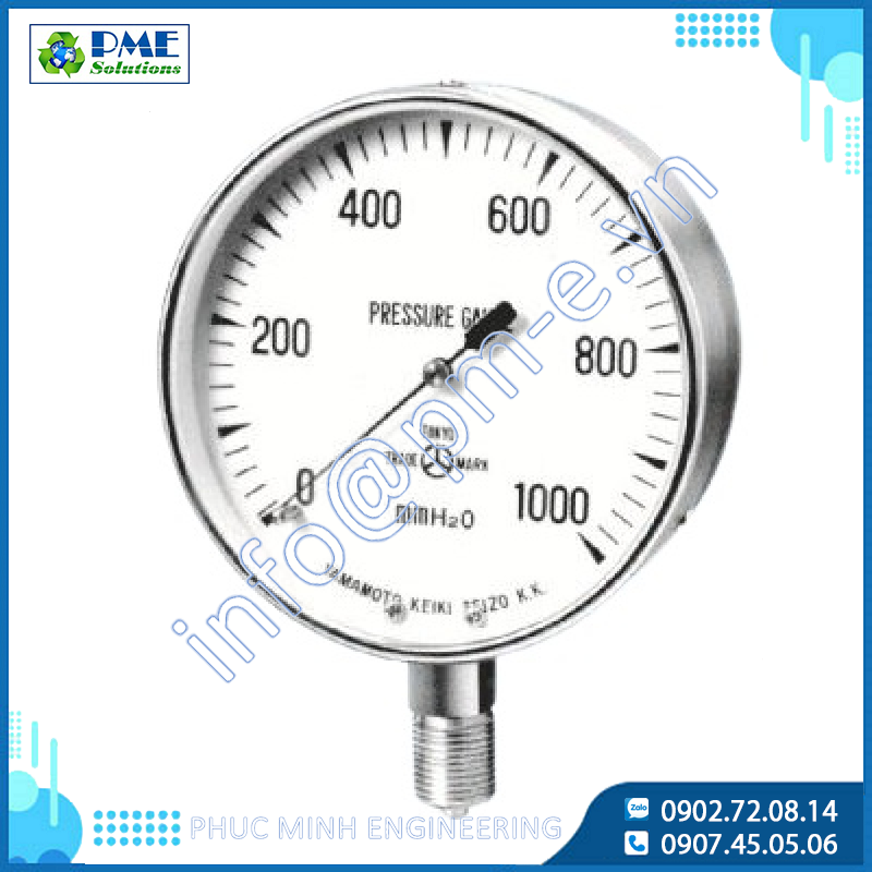 Đồng Hồ Áp Suất Thấp