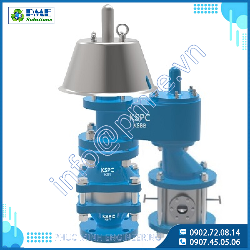 KSBBFIFY Type - Van thở & bình ngăn tia lửa kèm bộ hút ẩm KSPC