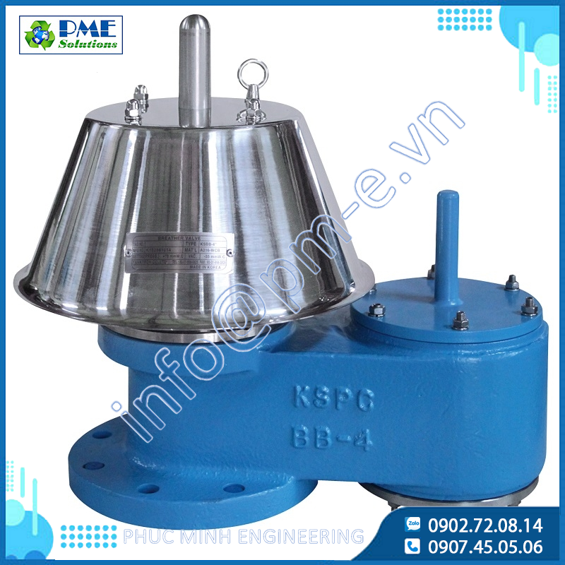 KSBB/BS TYPE - Pressure Vacuum Relief Valves Vent to Atmosphere KSPC