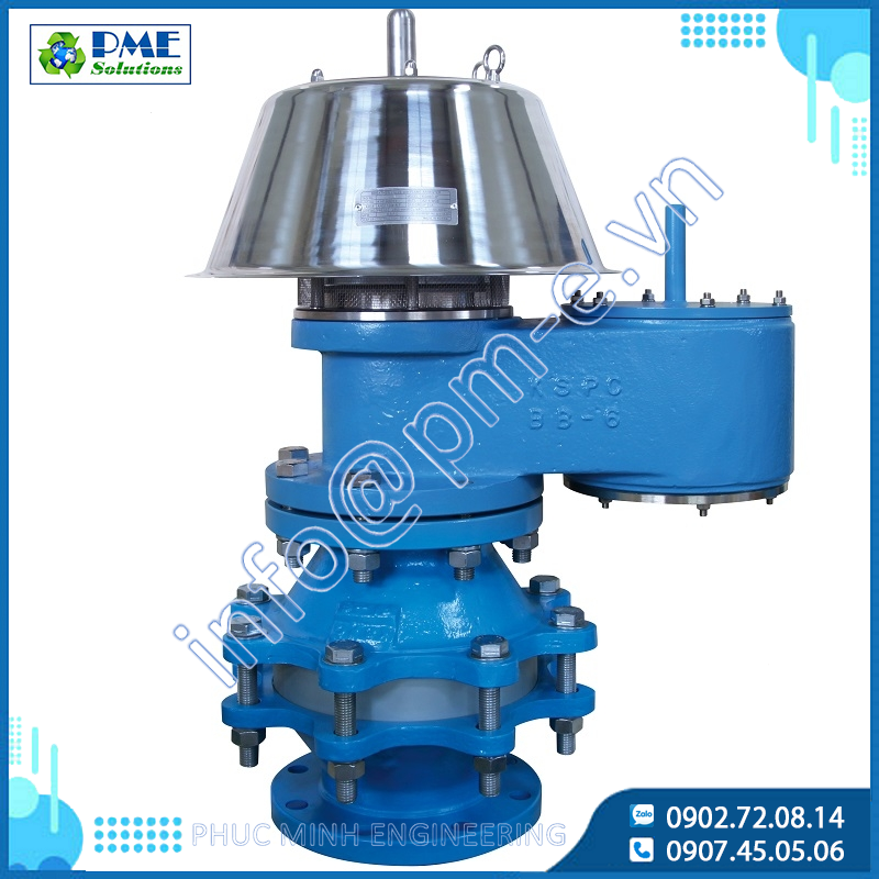 KSBBFI/BSFI TYPE - Van thở kèm bình ngăn tia lửa KSPC