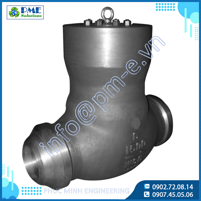 VAN MỘT CHIỀU ĐÚC THÉP -DIDTEK - TRUNG QUỐC- High Pressure 2500LB PSB Butt Welded Tilting Disc Check Valve