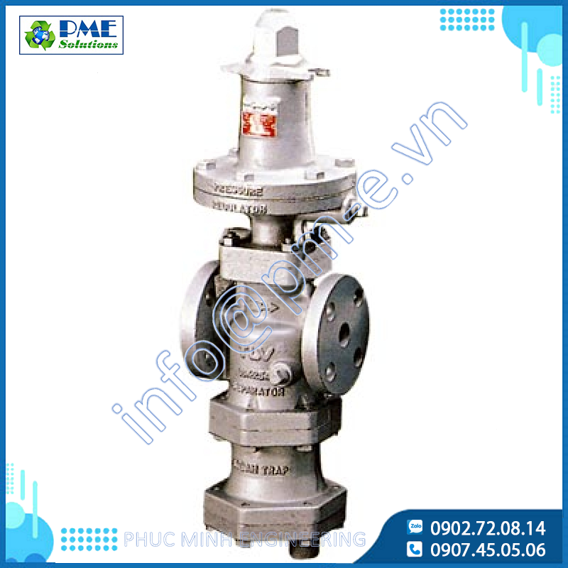 V-COS - Van giảm áp cho quy trình hơi chân không (có bộ tách và bẫy tích hợp)