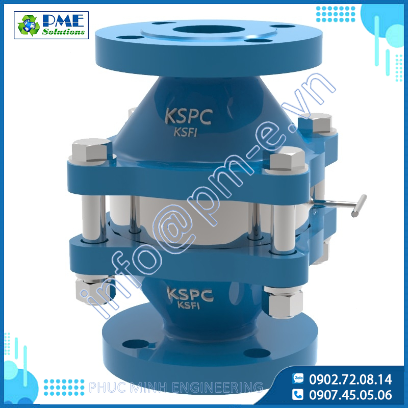 KSFI-A TYPE - Deflagration Proof In-Line Flame Arrester KSPC