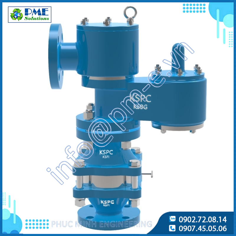 KSBGFI/GSFI TYPE - Van thở kèm bình ngăn tia lửa KSPC