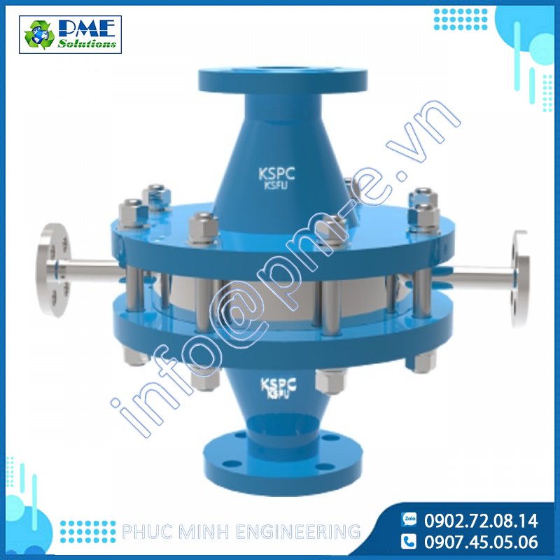 KSFI-J TYPE - Deflagration Proof In-Line Flame Arrester KSPC
