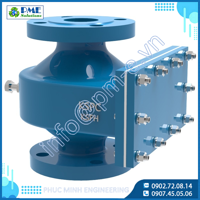 KSFH TYPE - Deflagration Proof In-Line Flame Arrester KSPC