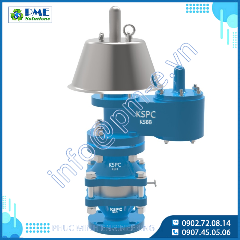 KSBBFI-A - KSBSFI-A TYPE - Van thở kèm bình ngăn tia lửa KSPC