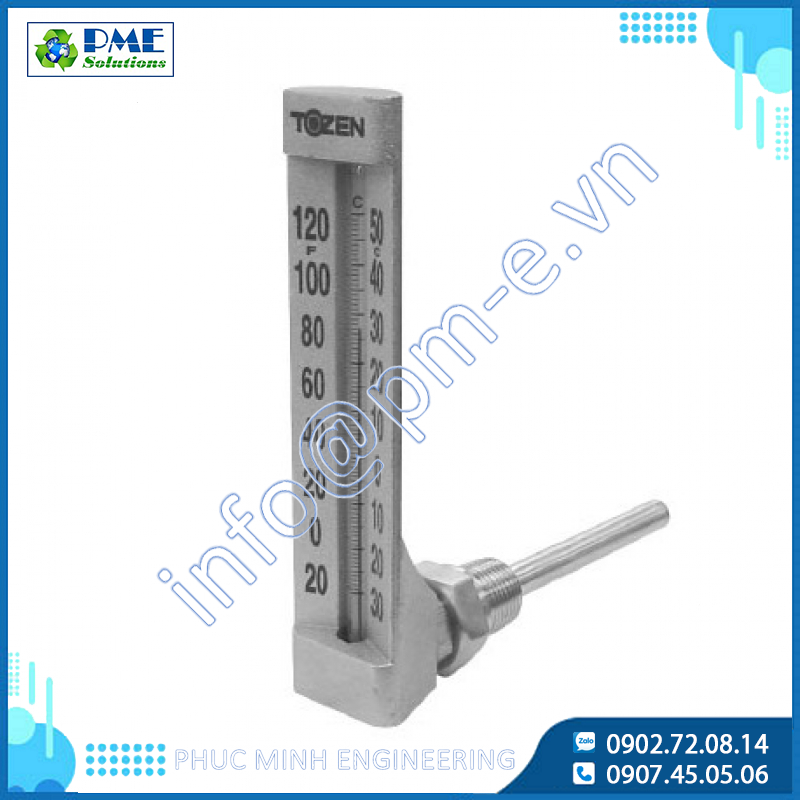 VT Series - V-Line Thermometer - 90o Angle type