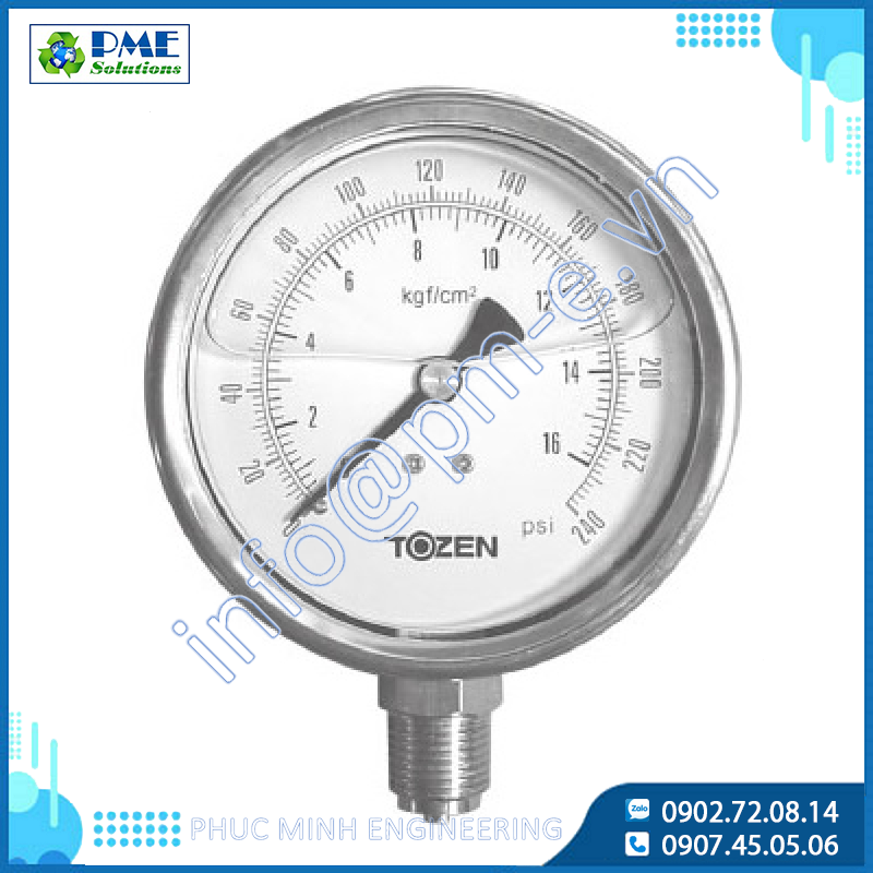 SP Series - Stainless steel Pressure Gauge