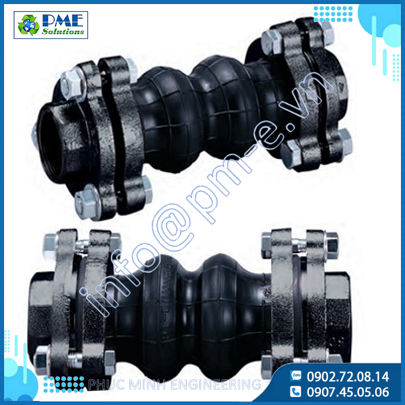 Twinflex-s - Khớp nối cao su nối ren BSPT