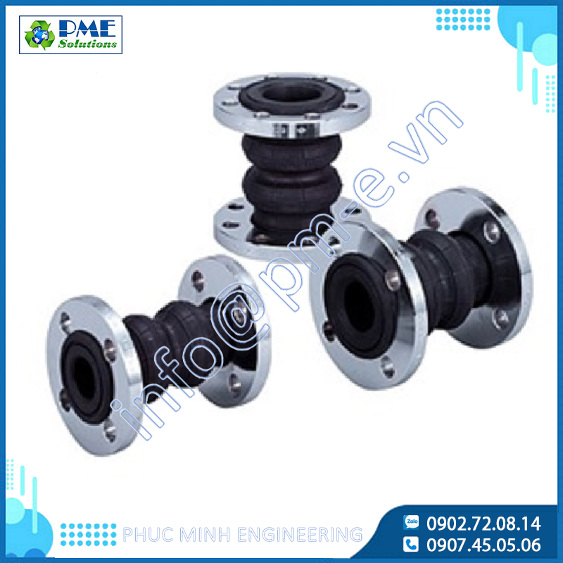 Twinflex-Khớp nối cao su 2 bầu nối bích SS400 JIS10K