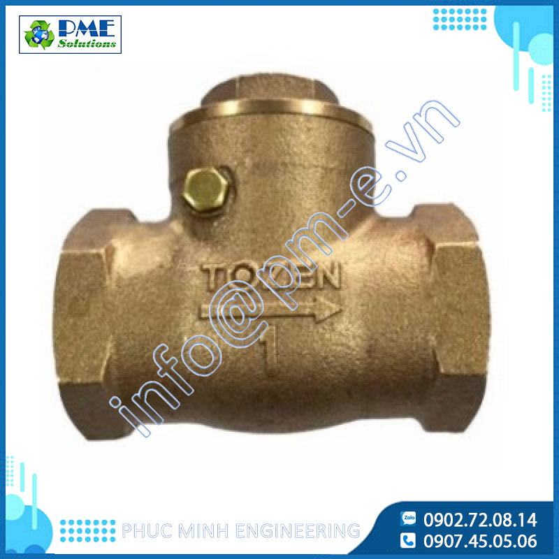 GSCV-Van một chiều đồng lá lật nối ren