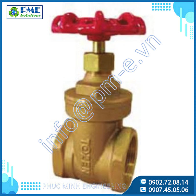 D-BGV - Van cửa đồng nối ren BS21 PN16