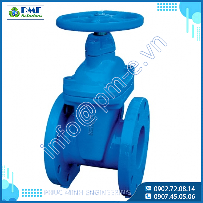 DRGV-D- Van cửa gang dẻo ty chìm PN16 Tozen