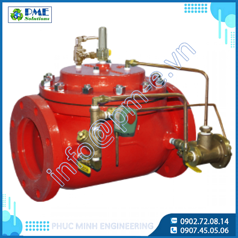 115-4DV - Van xả tràn Deluge kích hoạt bằng điện