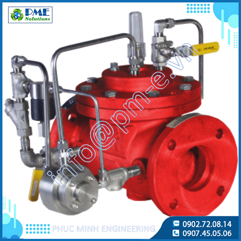 116-4FC - Van xả tràn Deluge kích hoạt bằng điện