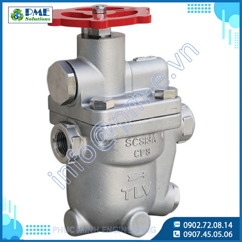 J3S-X-BV - Bẫy hơi Phao Tự Do tích hợp van đường vòng(Bypass)