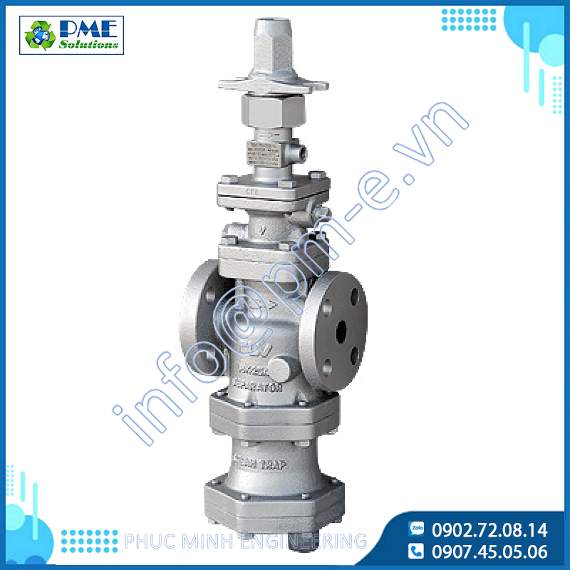 PN-COS-16 - Van điều khiển khí nén cho hơi nước (có tích hợp bộ tách & bẫy)