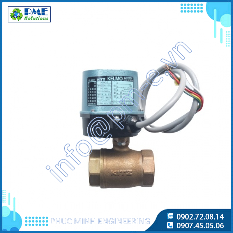 EA200-TE-Van bi điều khiển điện Kitz nối ren BSPT