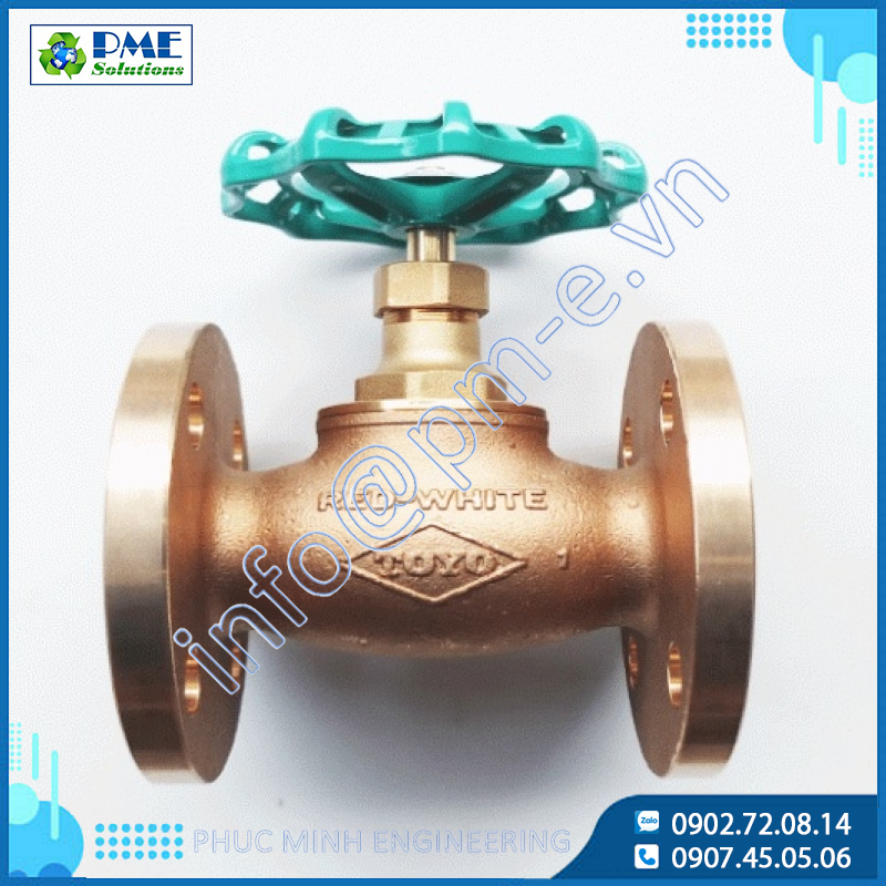 215A-Van cầu đồng ANSI 150 Toyo