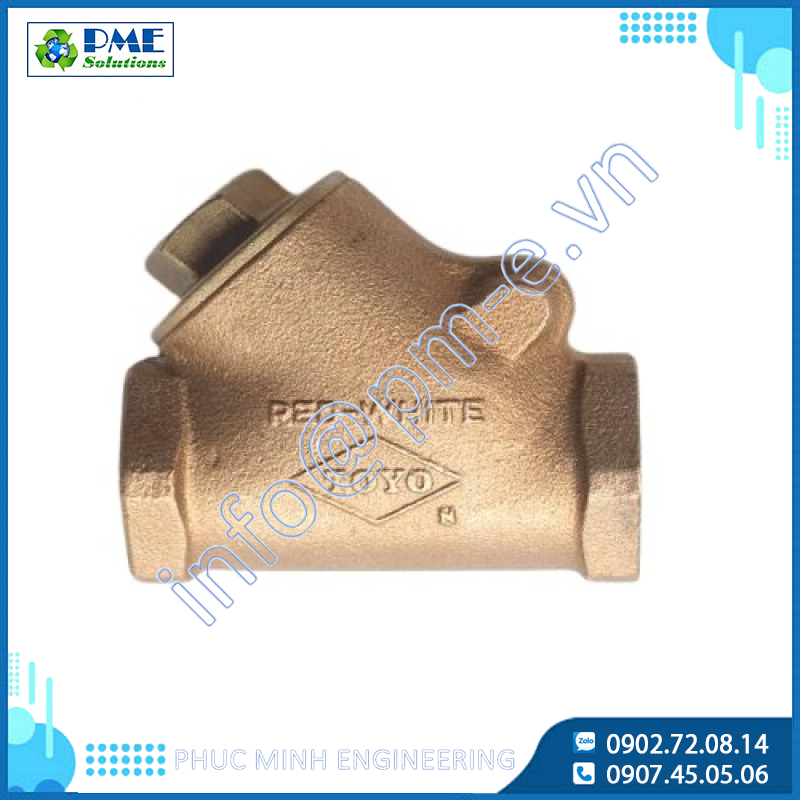 236A-Van một chiều dạng lá lật chữ Y Toyo nối ren BSPT Class125