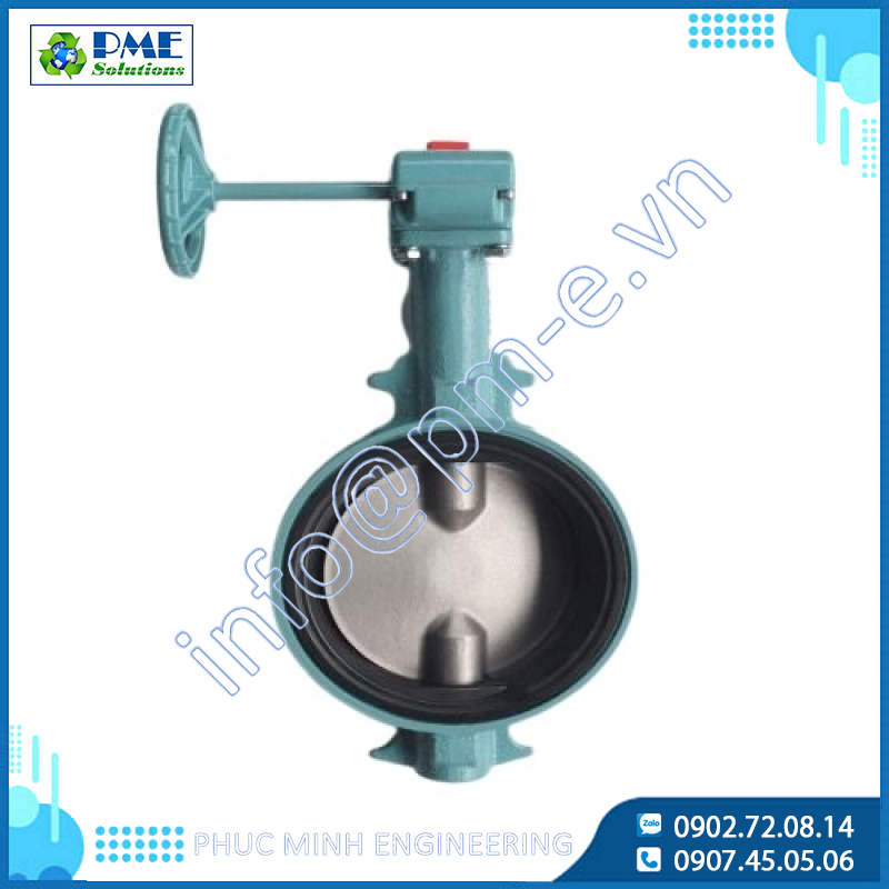 957-MESG-Van Bướm Gang Toyo Nối Wafer Tay quay