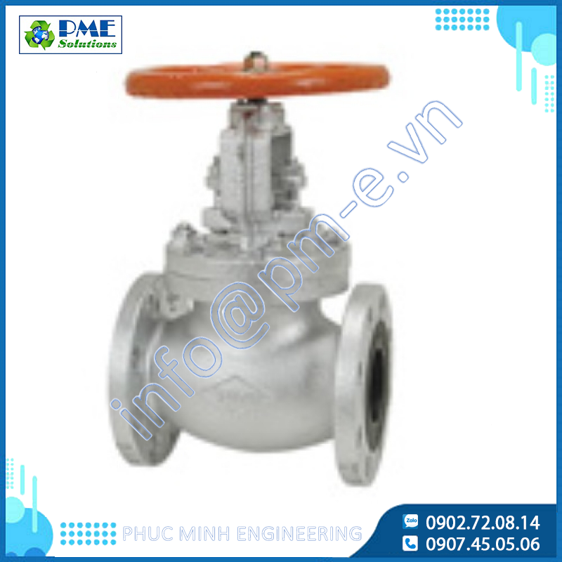 631-Van cầu gang dẻo nối bích JIS 16K Toyo