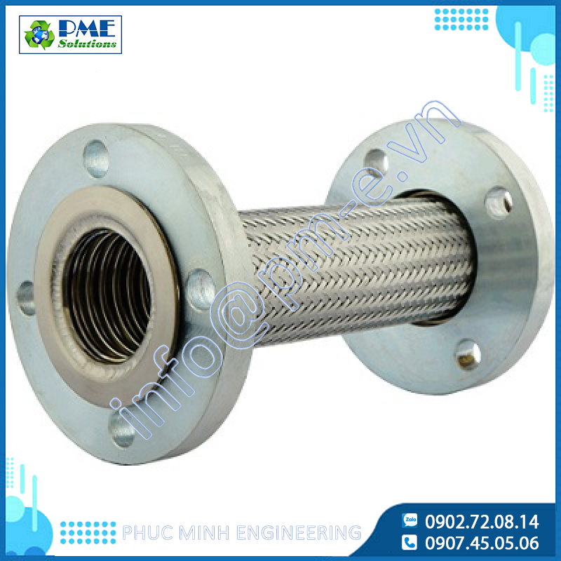 SF-6721 (L300mm) - Khớp nối mềm inox nối bích JIS10K Tozen