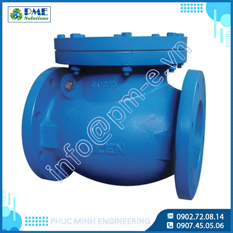 CCV-D- Van một chiều lá lật nối bích PN16