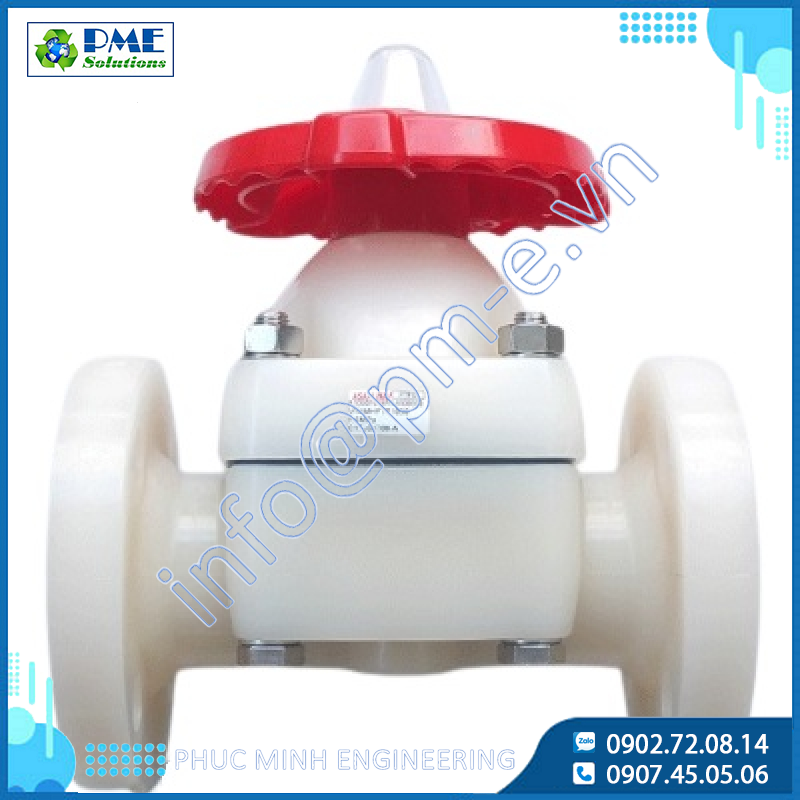 V14MHFTF1-Van Màng  Nối Bích JIS10K FF ASAHI