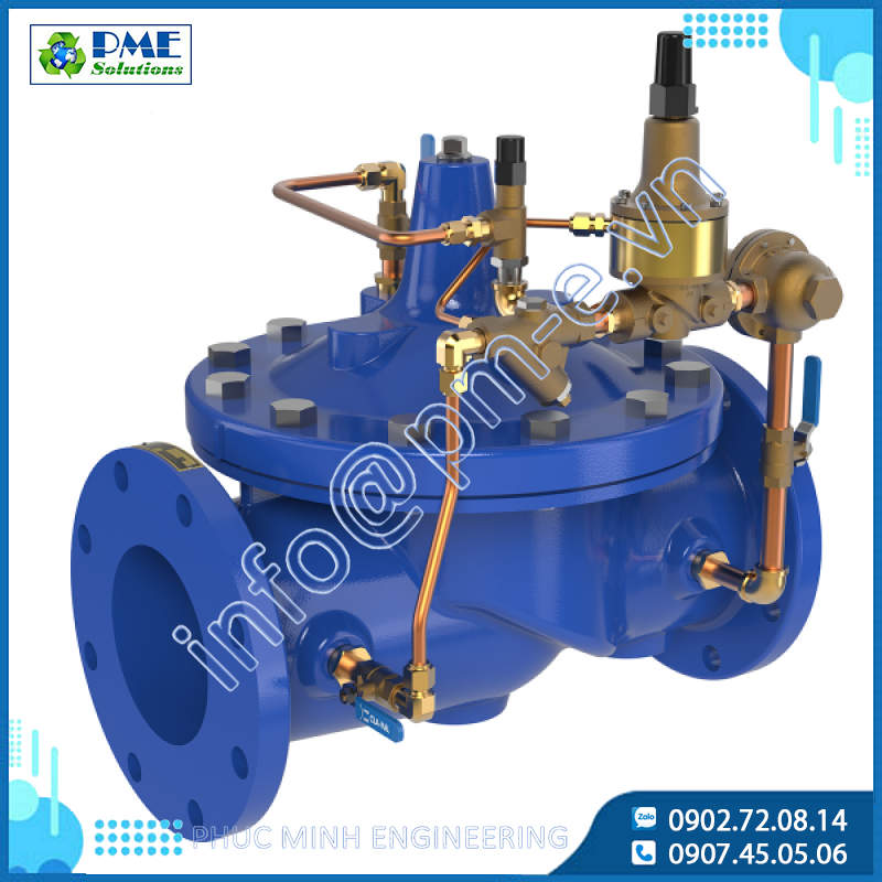 92-07 & 692-07 - Van giảm, duy trì áp suất và van điện từ Cla-Val