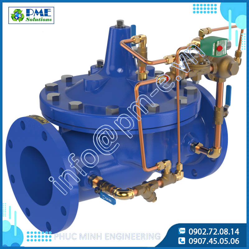 93-01 & 693-01 - Van giảm áp và ngắt điện từ Cla-Val