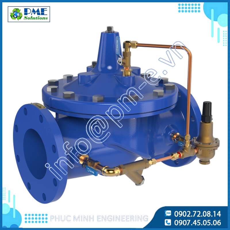 90-05 & 690-05 - Van giảm áp với dòng van một chiều Cla-Val