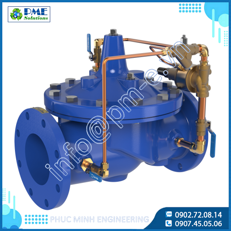 50-01KO - Van hồi lưu và duy trì áp suất chống xâm thực Cla-Val