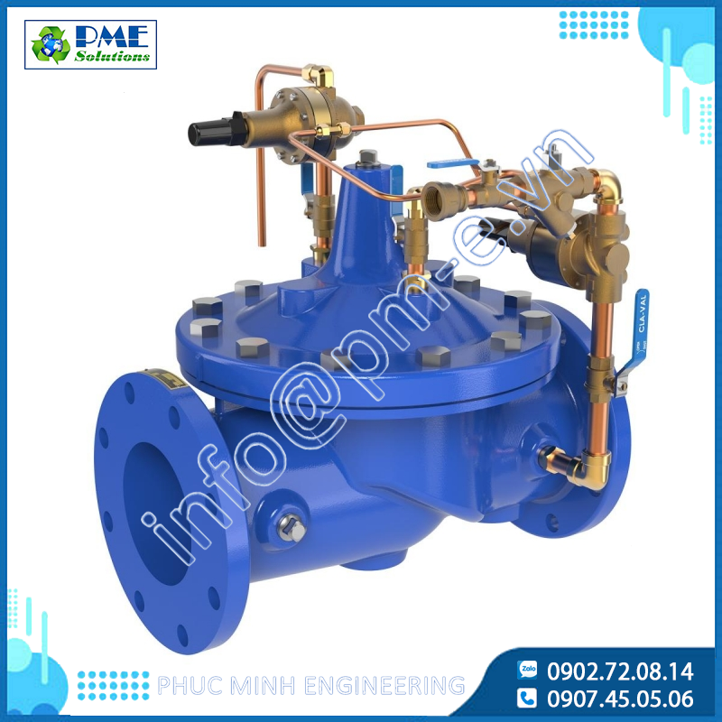 52-01 & 652-01 - Van hồi lưu và dự báo tăng áp Cla-Val
