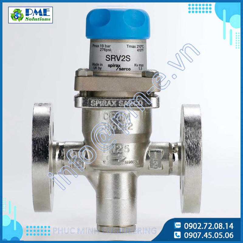 Van giảm áp Spirax Sarco Compact - Stainless steel SRV2