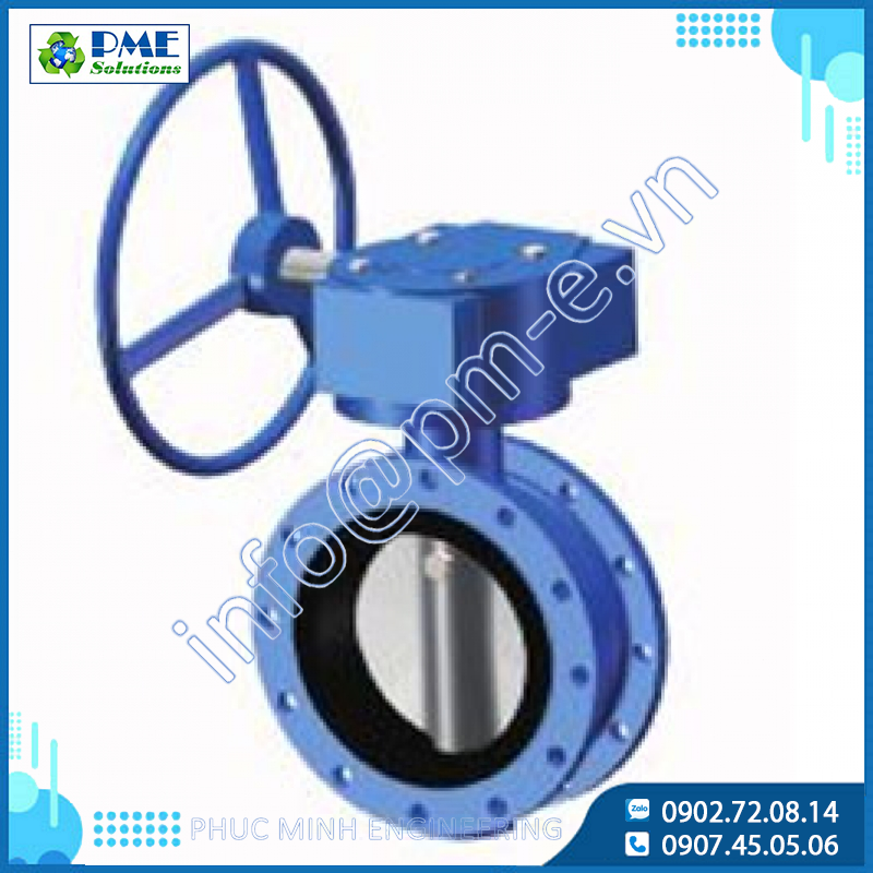 Van Bướm Weflo loại kết nối bích AWWA C504 Center Line Fig.2102/2103
