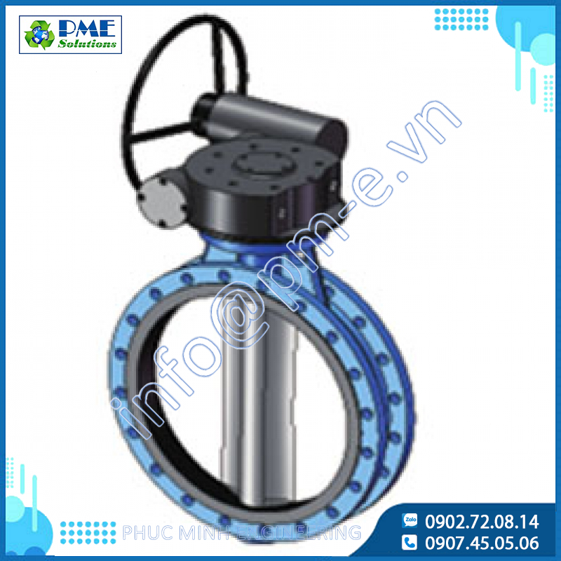 Van Bướm Weflo loại kết nối bích EN 593 Center Line FIG.2122/2123