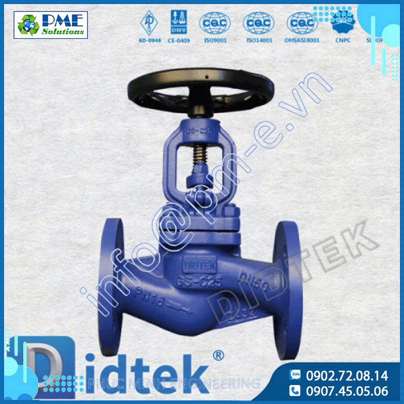 Didtek DIN Globe Valves
