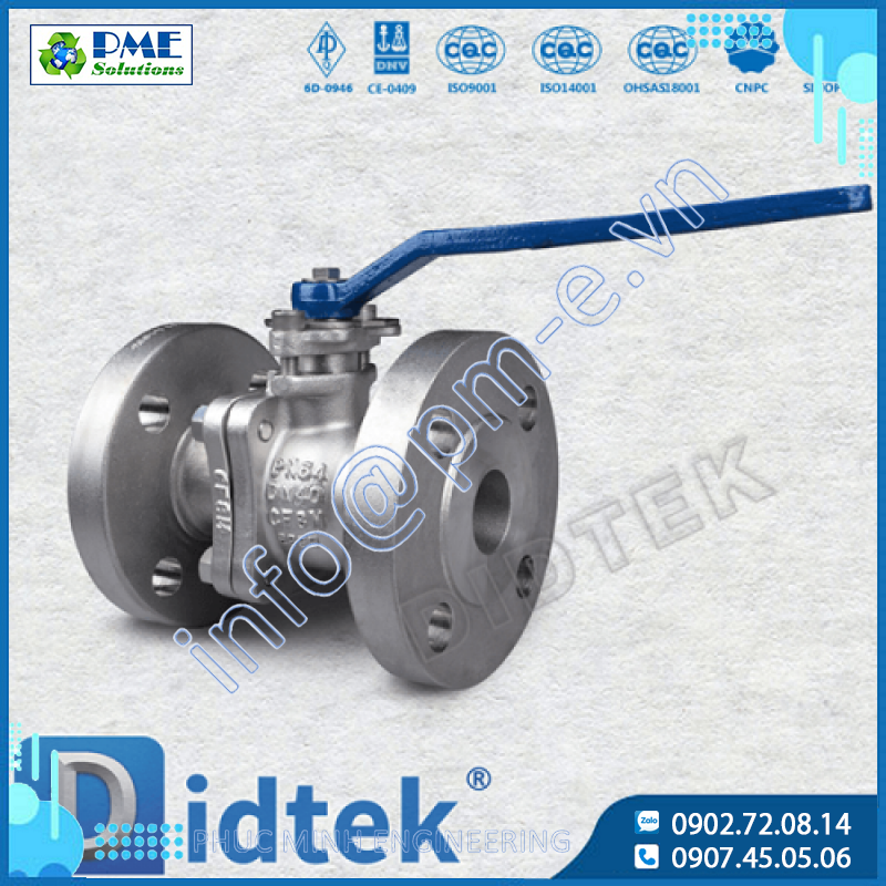Van bi lthép đúc oại floating hiệu Didtek