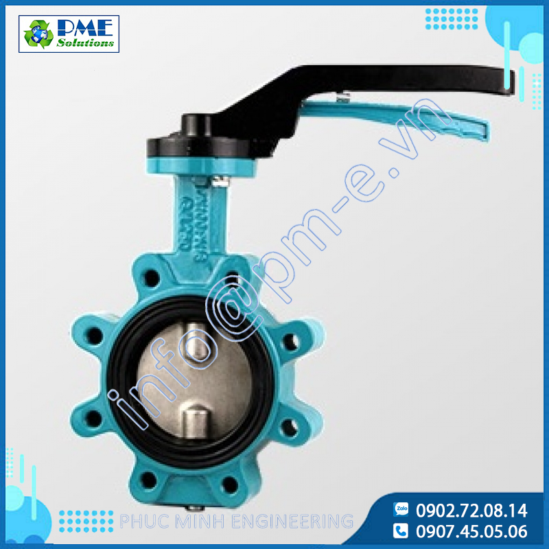 Lug type resilient seated butterfly valve 112L Jaki